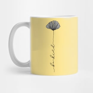 be kind botanical style Mug